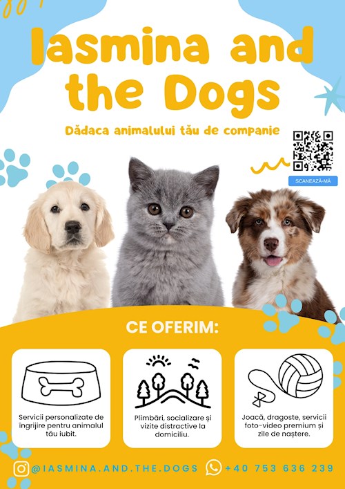 Iasmina- petsitter Oradea sau Bonă pentru animale pentru câini pisici 